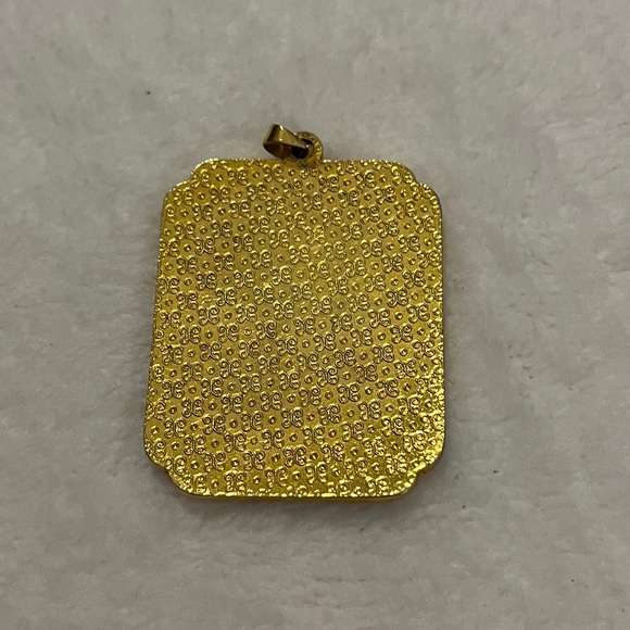 Chinese Cloisonne Pendant Necklace Sun Shangxiang The Deft Deadly Woman Warrior - Picture 2 of 4